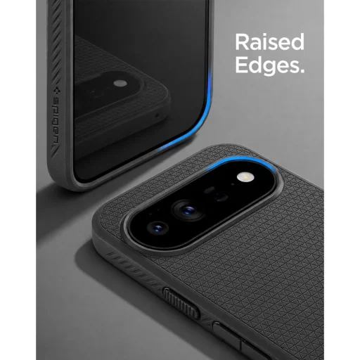 Google Pixel 11 Pro XL Matte Black Spigen Liquid Air puzdro - 8