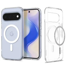 Google Pixel 11 Átlátszó/fehér Spigen Ultra Hybrid Mag MagSafe tok