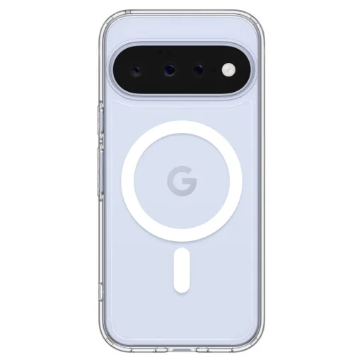 Google Pixel 11 priehľadné/biele Spigen Ultra Hybrid Mag MagSafe puzdro - 3