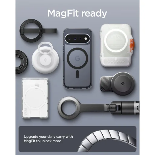 Puzdro Spigen Ultra Hybrid Mag MagSafe pre Google Pixel 11, matné čierne - 9