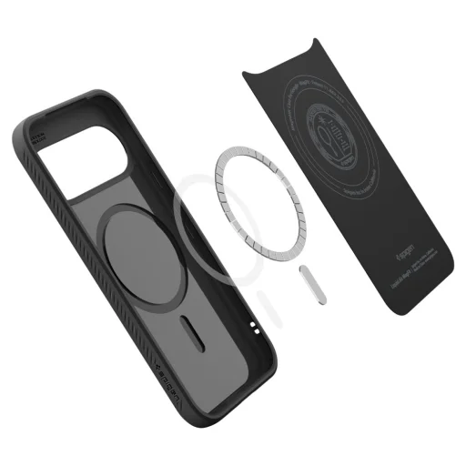 Google Pixel 11 matné čierne puzdro Spigen Liquid Air Mag MagSafe - 5