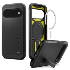 Google Pixel 11 čierne puzdro Spigen Tough Armor Mag MagSafe