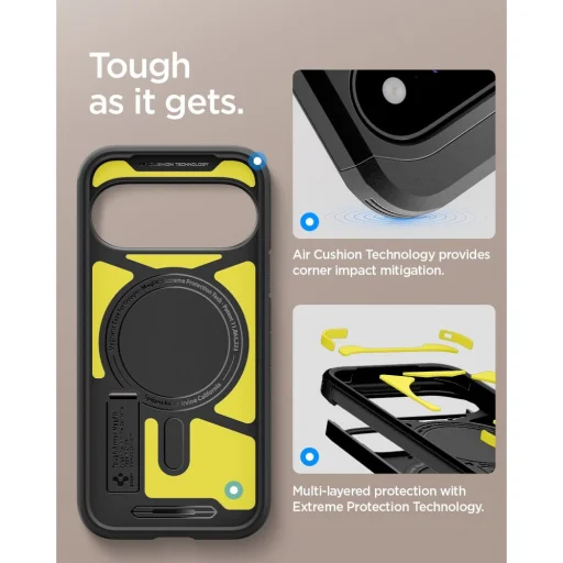 Google Pixel 11 čierne puzdro Spigen Tough Armor Mag MagSafe - 11