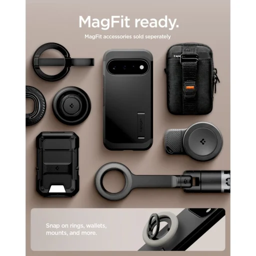 Google Pixel 11 čierne puzdro Spigen Tough Armor Mag MagSafe - 13