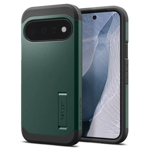 Google Pixel 11 tmavozelené puzdro Spigen Tough Armor Mag MagSafe - 2