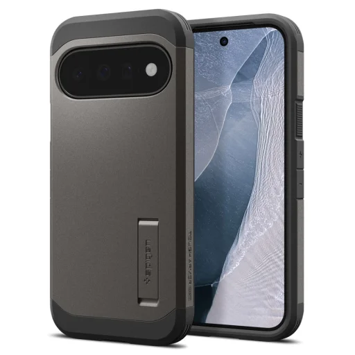 Sivé puzdro Spigen Tough Armor Mag MagSafe na Google Pixel 11 - 2
