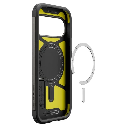 Sivé puzdro Spigen Tough Armor Mag MagSafe na Google Pixel 11 - 8