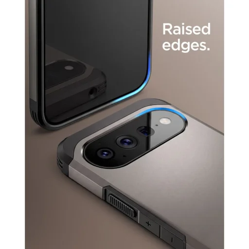 Sivé puzdro Spigen Tough Armor Mag MagSafe na Google Pixel 11 - 11