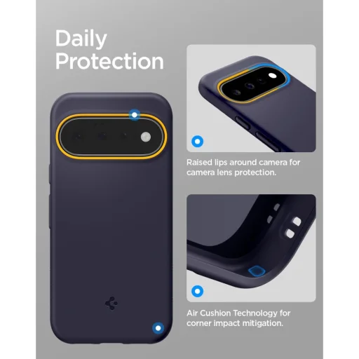 Google Pixel 11 čučoriedková námornícka modrá Spigen Nano Pop Mag MagSafe puzdro - 9