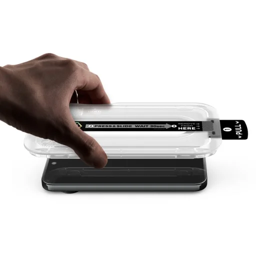 Google Pixel 11 / 11 Pro priehľadné tvrdené sklo Spigen Glas.tR EZ Fit Pro AC na displej, 2 ks - 3