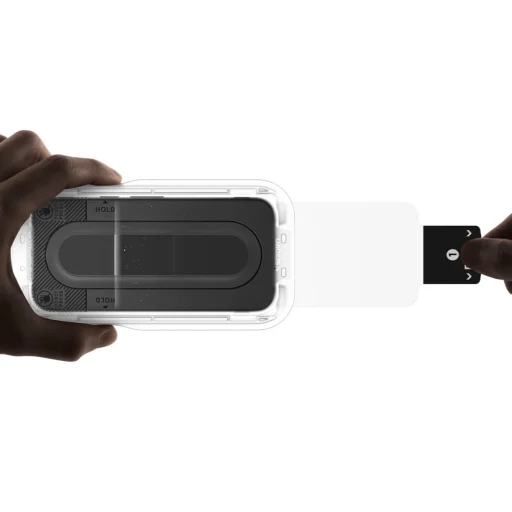Google Pixel 10 / 11 Spigen Glas.tR EZ Fit Pro AC privacy tvrdené sklo, 2 ks - 5