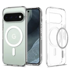 Google Pixel 11 Pro číre/biele puzdro Spigen Ultra Hybrid Mag MagSafe