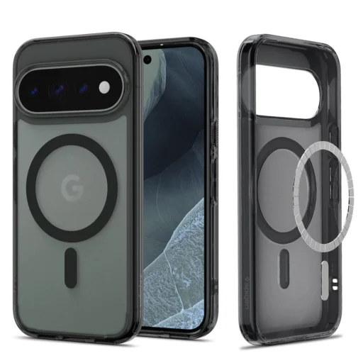 Google Pixel 11 Pro matné čierne puzdro Spigen Ultra Hybrid Mag MagSafe - 1