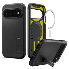 Google Pixel 11 Pro fekete Spigen Tough Armor Mag MagSafe tok