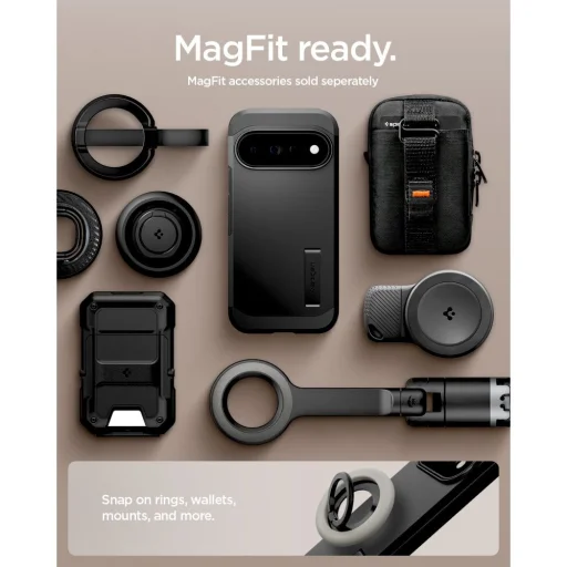 Google Pixel 11 Pro XL čierne puzdro Spigen Tough Armor Mag MagSafe - 13