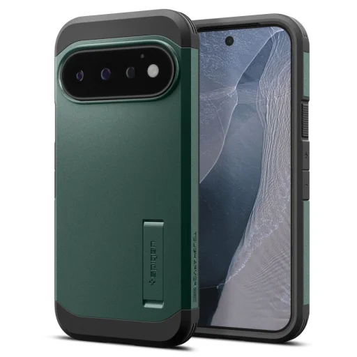 Puzdro Spigen Tough Armor Mag MagSafe pre Google Pixel 11 Pro, tmavozelené - 3