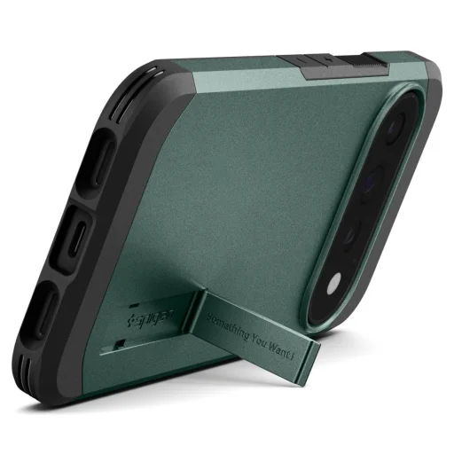 Puzdro Spigen Tough Armor Mag MagSafe pre Google Pixel 11 Pro, tmavozelené - 6