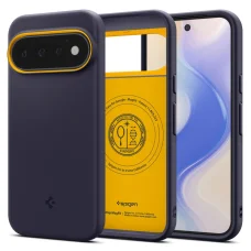 Google Pixel 11 Pro sötétkék-sárga Spigen Nano Pop MagSafe tok