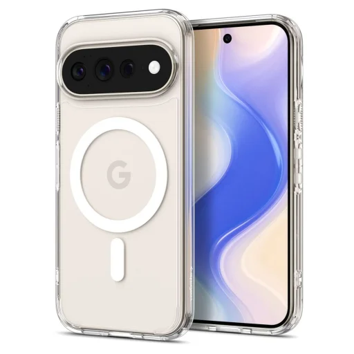 Google Pixel 11 Pro XL priehľadno-biele puzdro Spigen Ultra Hybrid Mag MagSafe - 2