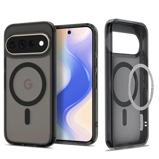 Google Pixel 11 Pro XL Frost Black puzdro Spigen Ultra Hybrid Mag MagSafe - 1