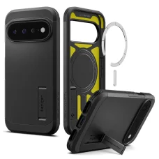 Google Pixel 11 Pro XL čierne puzdro Spigen Tough Armor Mag MagSafe