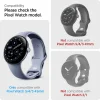 Google Pixel Watch 3 / 4 / 5 (45 mm) átlátszó Spigen Elite Shield EZ Fit hidrogél kijelzővédő fólia, 2 db thumbnail