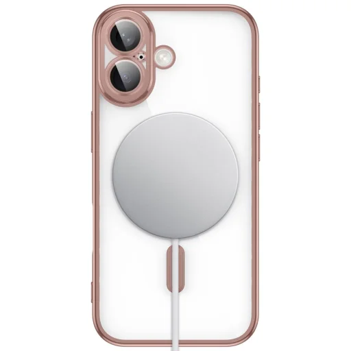 iPhone 17 Shiny Rose Gold Tech-protect Magflex MagSafe puzdro - 4