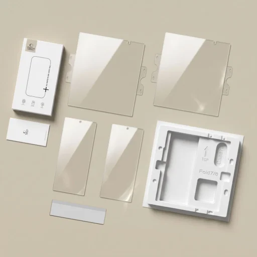 Galaxy Z Fold 8 Ultra Clear Tech-Protect Easy Set Fólia és Üveg Fit+ 4 az 1-ben védőkészlet - 7