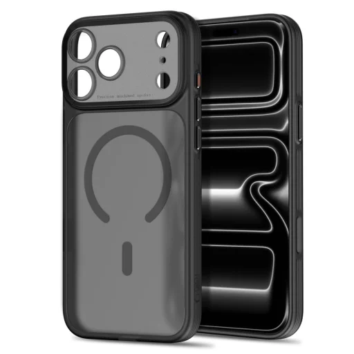 iPhone 17 Pro / 18 Pro matné čierne puzdro Tech-Protect MagPrime MagSafe CC - 3