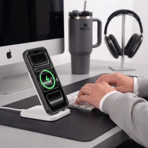 iPhone 17 Pro / 18 Pro matné čierne puzdro Tech-Protect MagPrime MagSafe CC - 10