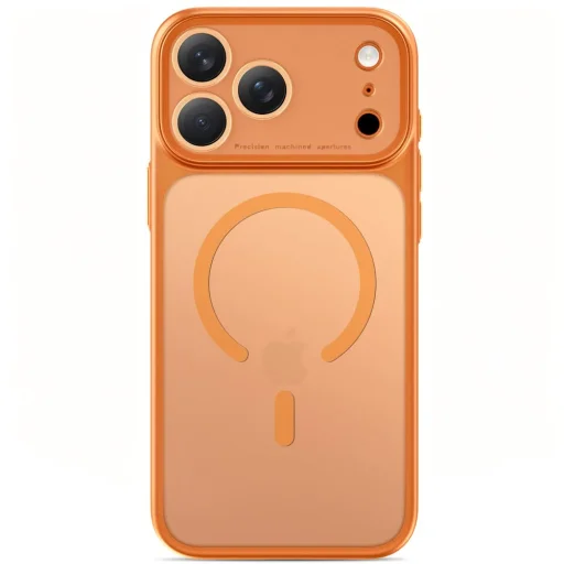 iPhone 17 Pro / 18 Pro matné kozmické oranžové puzdro Tech-Protect MagPrime MagSafe CC - 3
