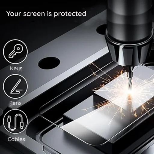 iPhone 18 Pro / iPhone 17 Pro ochranné sklo – ESR (balenie 2 ks) UltraFit Classic, transparentné - 11