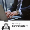 Apple Watch 4/5/6/7/8/9/10/SE/SE 2/Ultra/Ultra 2/Ultra 3 (42/44/45/46/49 mm) titánfekete Spigen Modern Fit (AMP11577) thumbnail