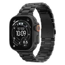 Apple Watch 4/5/6/7/8/9/10/SE/SE 2/Ultra/Ultra 2/Ultra 3 (42/44/45/46/49 mm) titánfekete Spigen Modern Fit (AMP11577)