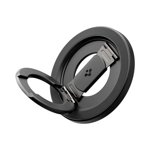 Spigen O-Mag OM108 Mag Fit+ magnetický držiak na telefón čierny - 4