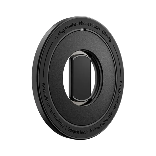 Spigen O-Mag OM108 Mag Fit+ magnetický držiak na telefón čierny - 5