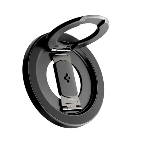 Spigen O-Mag OM108 Mag Fit+ magnetický držiak na telefón čierny - 2