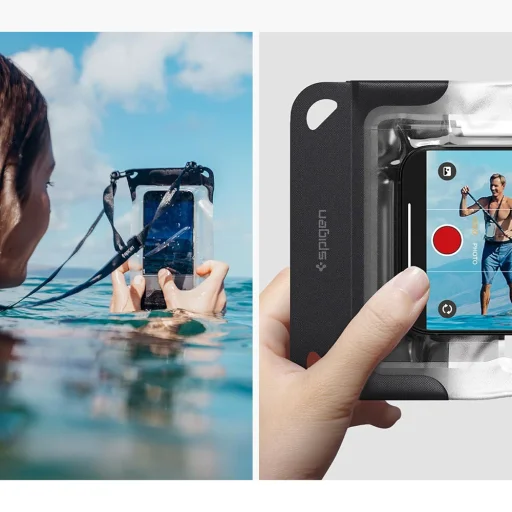 Spigen Aqua Shield Air Pump A604 vodotesné puzdro čierne (ACS11675) - 5