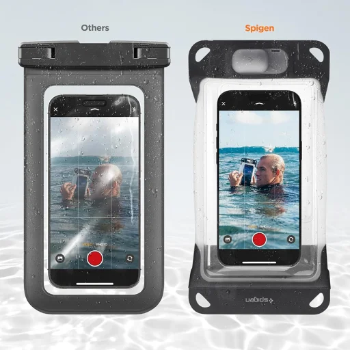 Spigen Aqua Shield Air Pump A604 vodotesné puzdro čierne (ACS11675) - 3