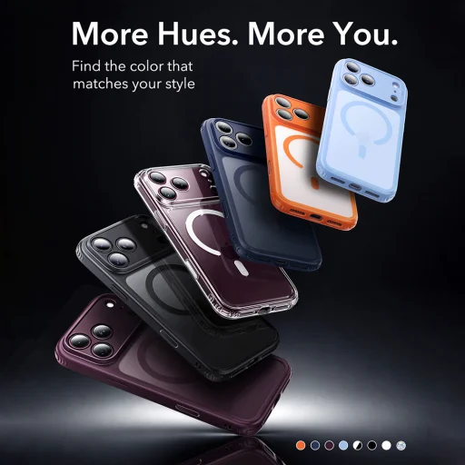 iPhone 18 Pro / iPhone 17 Pro priehľadné puzdro ESR Classic Hybrid HaloLock - 7