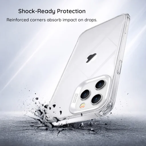 iPhone 18 Pro / iPhone 17 Pro priehľadné puzdro ESR Classic Hybrid HaloLock - 9