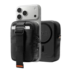 Spigen TinTap ZIP MagFit 2 MagSafe magnetické puzdro na telefón s klipom na opasok, čierne