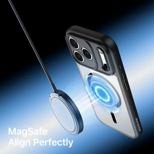 iPhone 17 Pro Max / 18 Pro Max čierne puzdro Dux Ducis AIMO MAG kompatibilné s MagSafe - 8