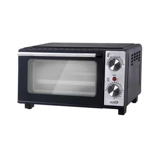 HAUSER TO-1110 minirúra, 650 W, 11 litrov, horné a dolné vyhrievacie telesá, časovač, čierno-strieborná farba - 1