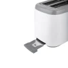 Hriankovač HAUSER T-242, 800 W, na 2 plátky, automatické vysúvanie pečiva, plynulá regulácia opekania, bielo-sivá farba thumbnail