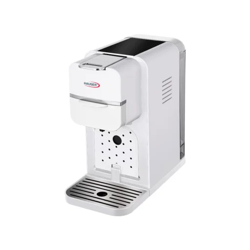 HAUSER CE-940W multifunkčný kávovar, kompatibilný s Nespresso a Dolce Gusto, 1350 W, max. tlak 20 bar, 0,9 l nádržka na vodu, biely - 1