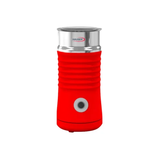 HAUSER MF-240R napeňovač mlieka, 400 W, max. kapacita 240 ml, automatický systém, nepriľnavý povrch, červený - 1