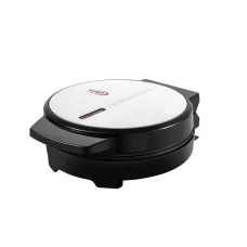 HAUSER SN-902 oblátkovač, 1000 W, príprava sladkých/slaných oblátok, nepriľnavý povrch, čierna/strieborná farba