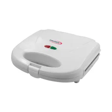 HAUSER ST-638 szendvicssütő, max. 800 W, 2 szeletes, tapadásmentes bevonat, hidegfalú burkolat, fehér színű