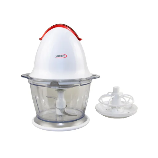HAUSER C-11 sekáčik, 200 W, 600 ml, plastová nádoba, biela farba - 1